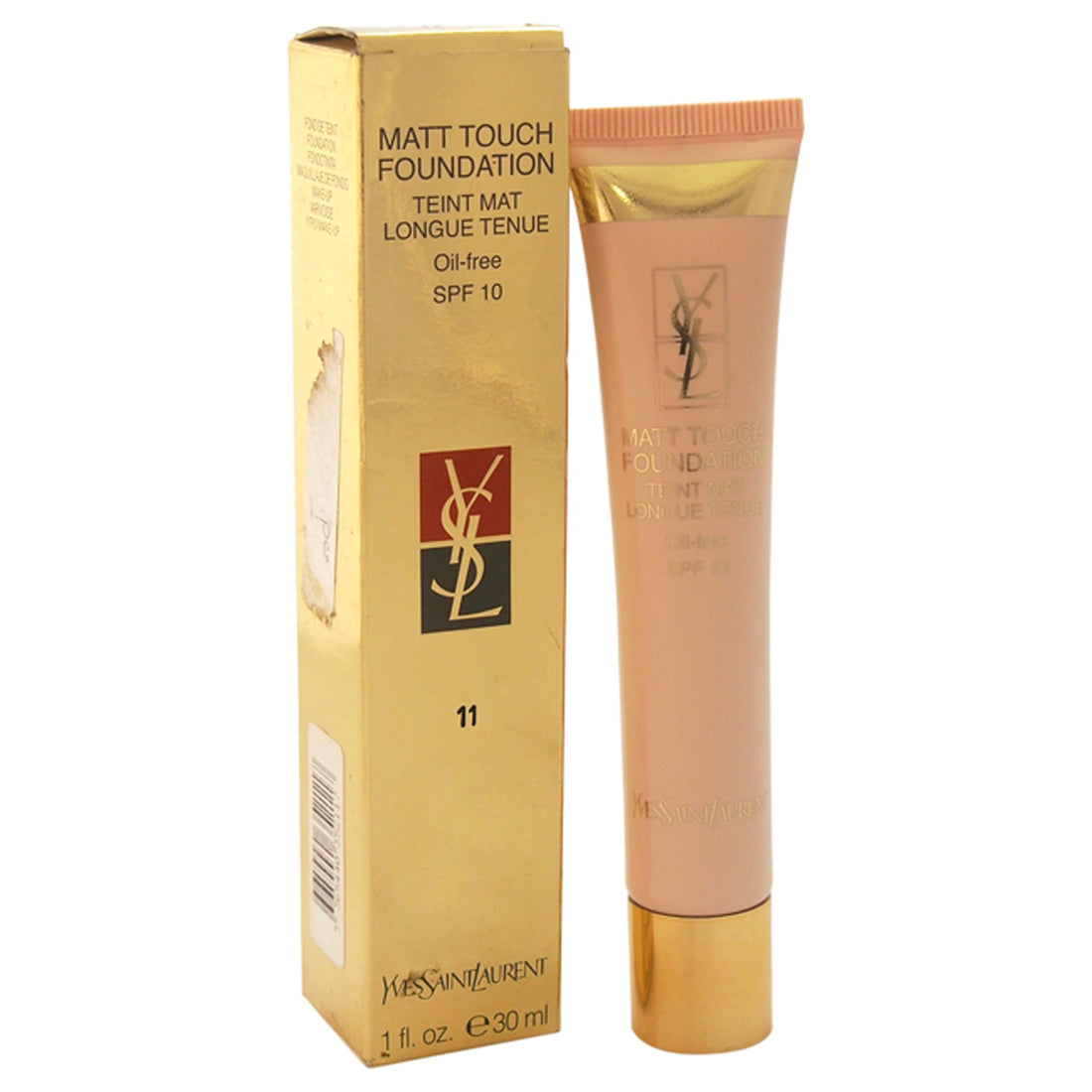 Matt Touch Foundation (Oil free) SPF 10 - No. 11 Hazelnut