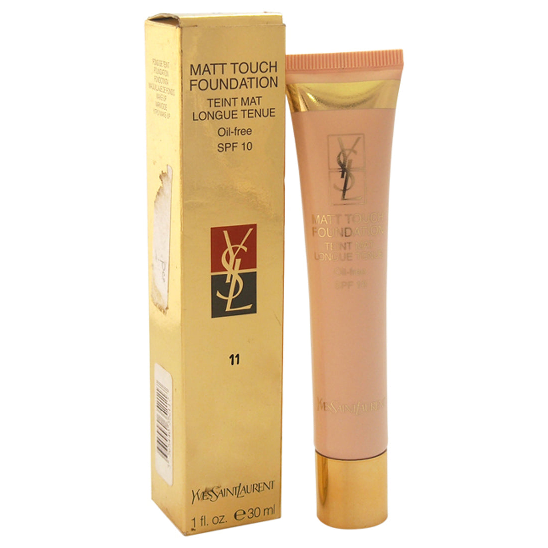 Matt Touch Foundation (Oil free) SPF 10 - No. 11 Hazelnut