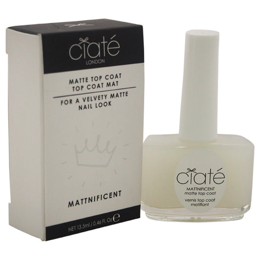 Mattnificent - Matte Top Coat by Ciate London for Women - 0.46 oz Nail Polish