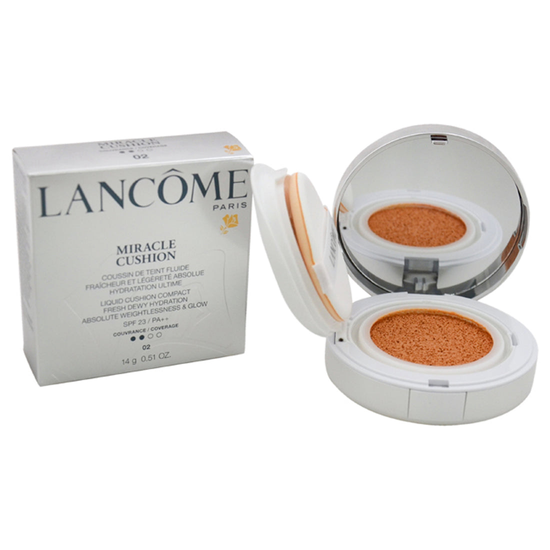 Lancome Miracle Cushion Liquid Cushion Compact Foundation SPF 23 PA Plus