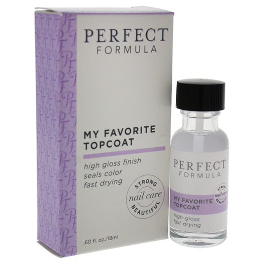 My Favorite Topcoat by Perfect Formula for Women - 0.6 oz Nail Treatment