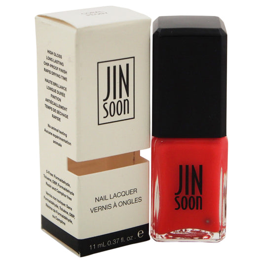 Nail Lacquer - Coral Peony by JINsoon for Women - 0.37 oz Nail Polish