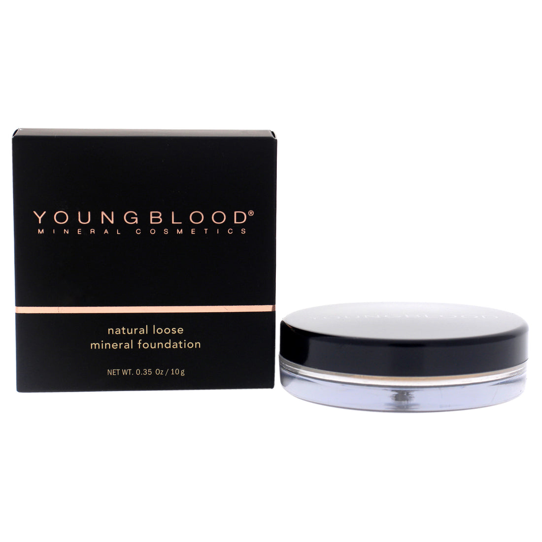 Natural Loose Mineral Foundation - Barely Beige by Youngblood for Women 0.35 oz Foundation