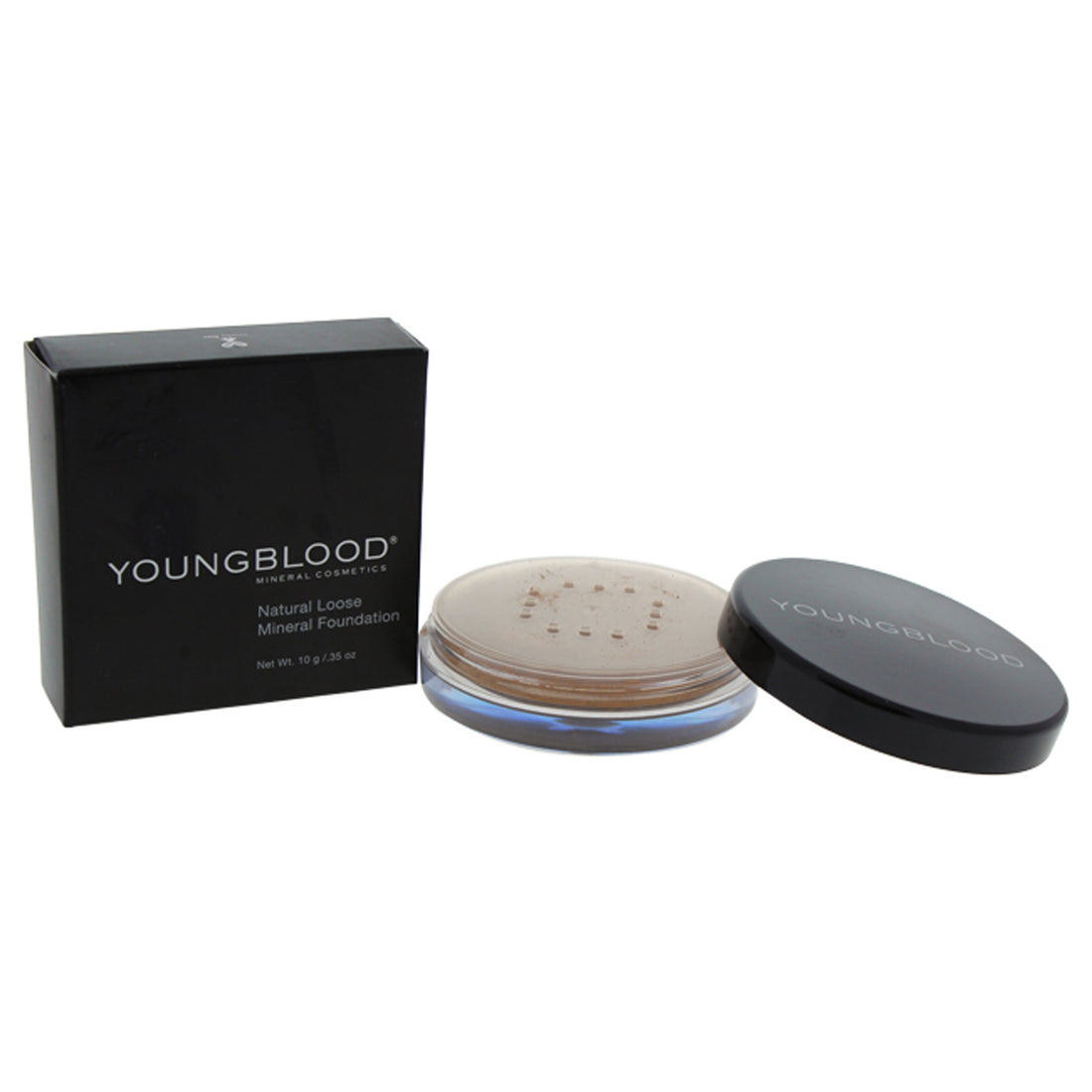 Natural Loose Mineral Foundation - Coffee by Youngblood for Women 0.35 oz Foundation