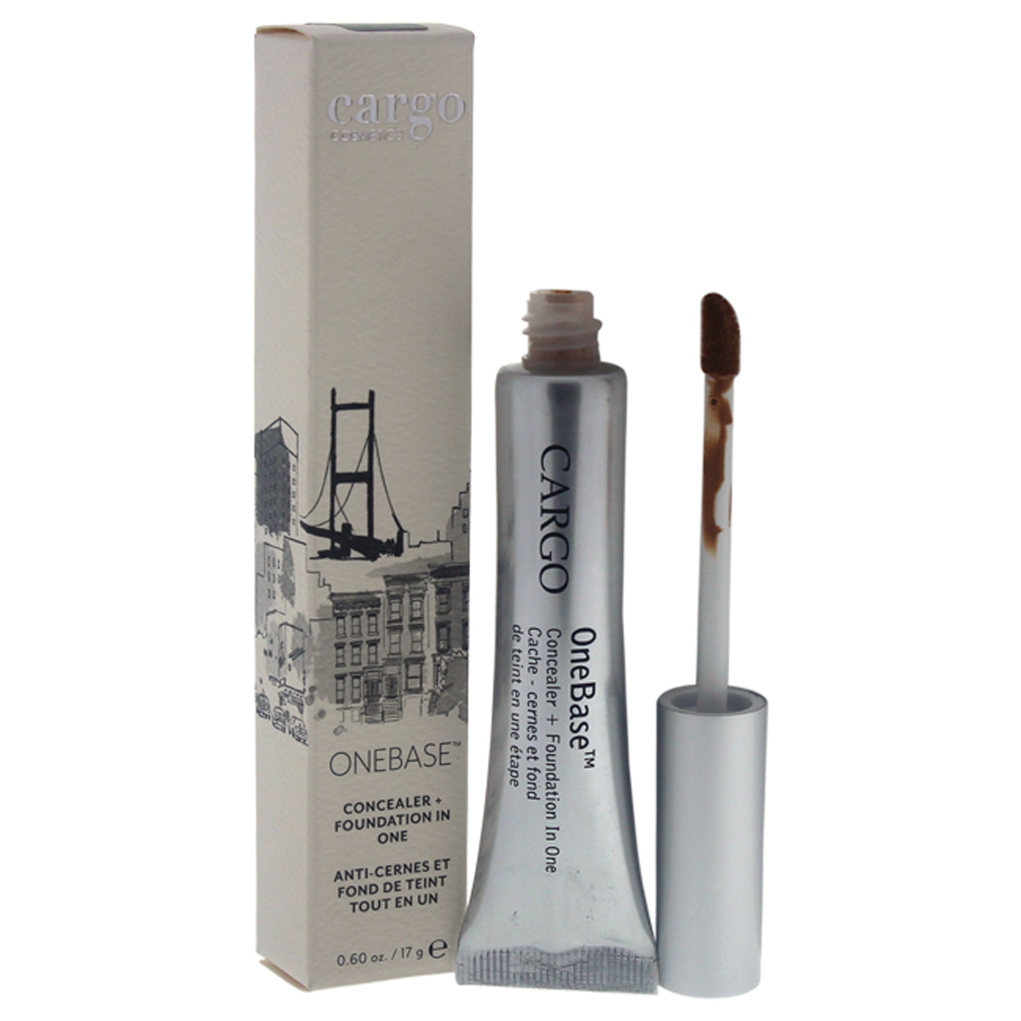 Onebase Concealer + Foundation - # 04 Medium/Dark with Yellow Undertone by Cargo for Women - 0.6 oz Foundation