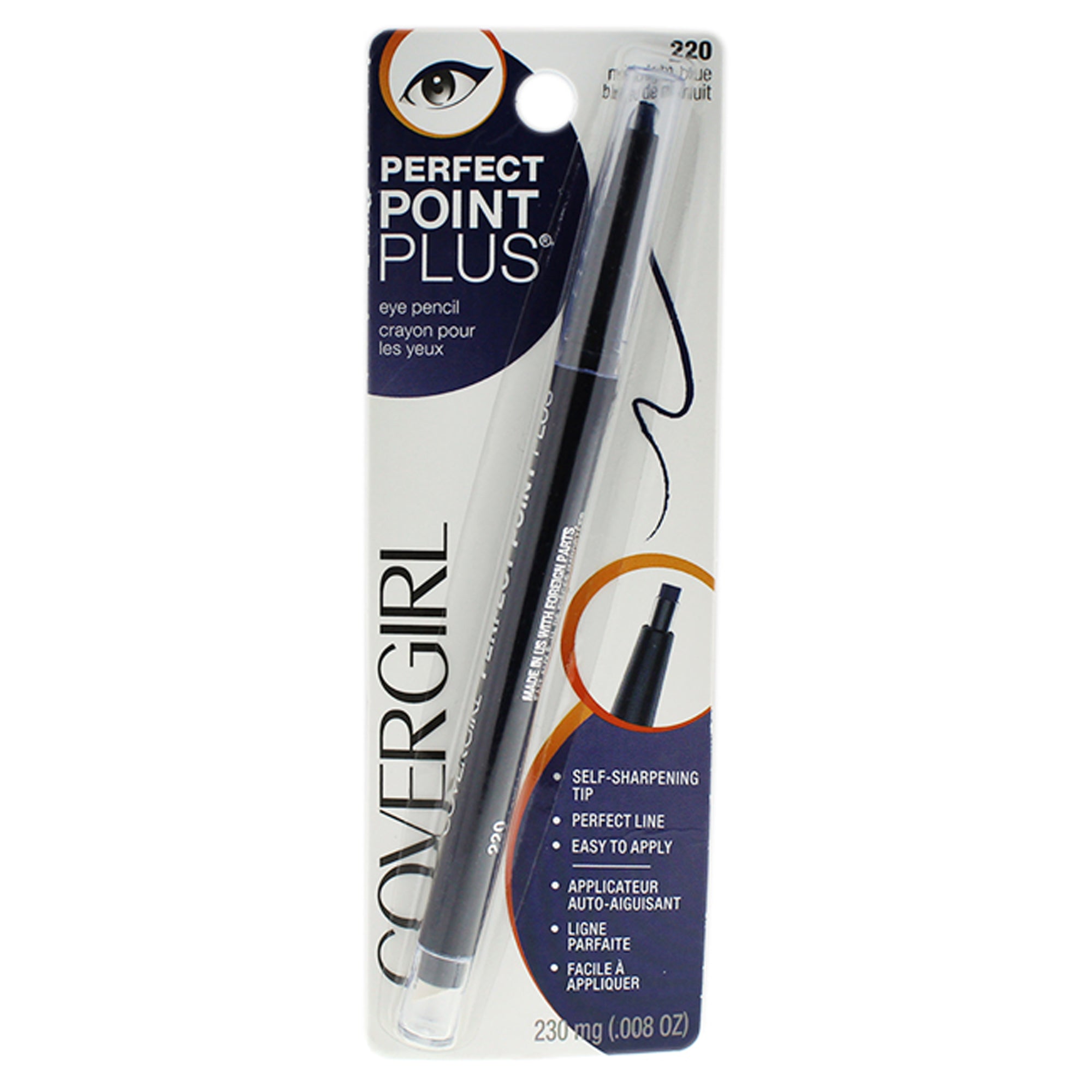 Perfect Point Plus Eyeliner - # 220 Midnight Blue by CoverGirl for Women - 0.008 oz Eyeliner