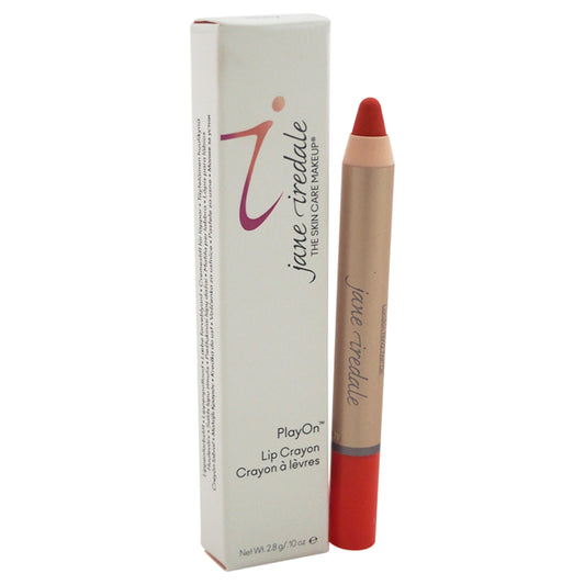 PlayOn Lip Crayon - Saucy by Jane Iredale for Women - 0.1 oz Lipstick
