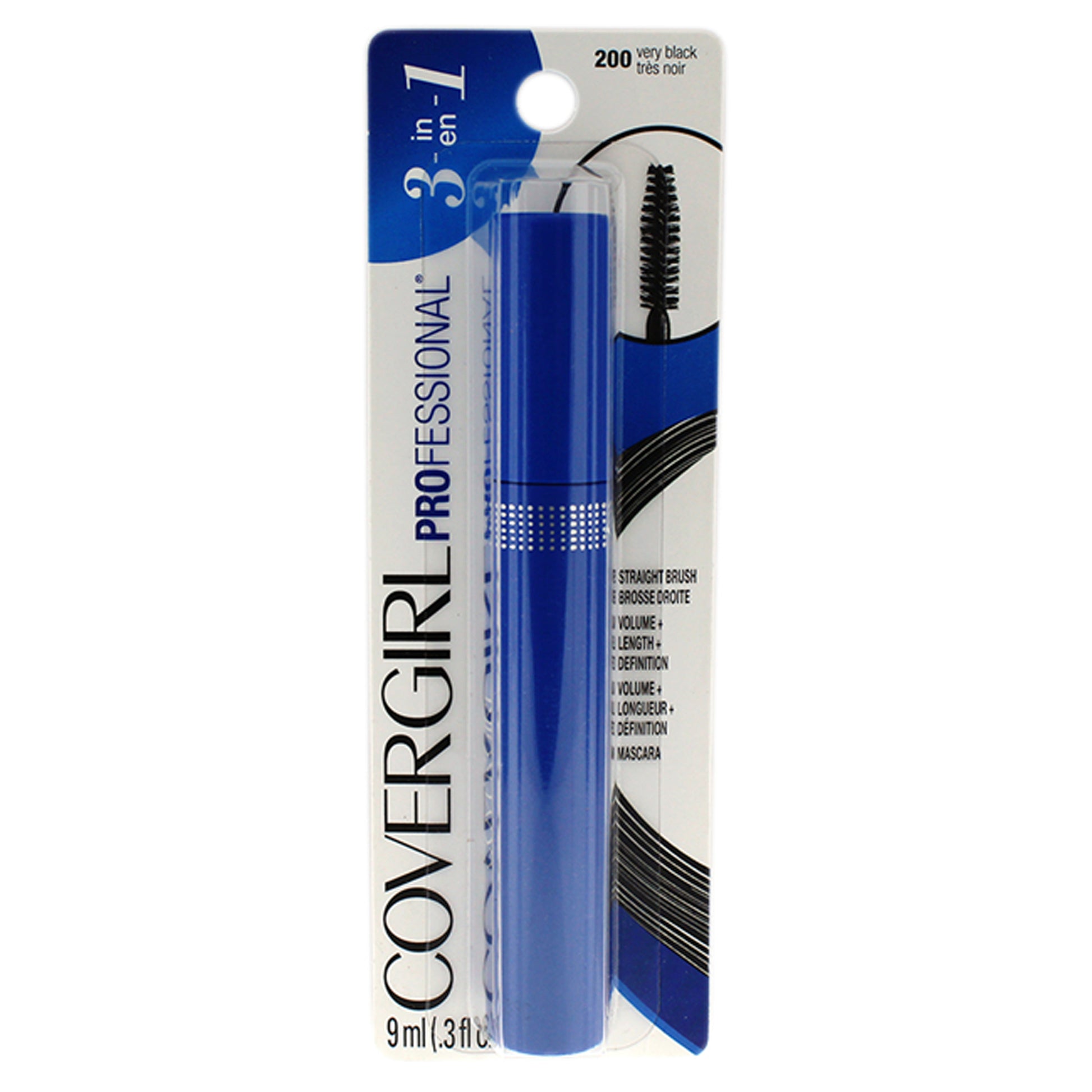 CoverGirl Professional 3-in-1 Straight Brush Mascara