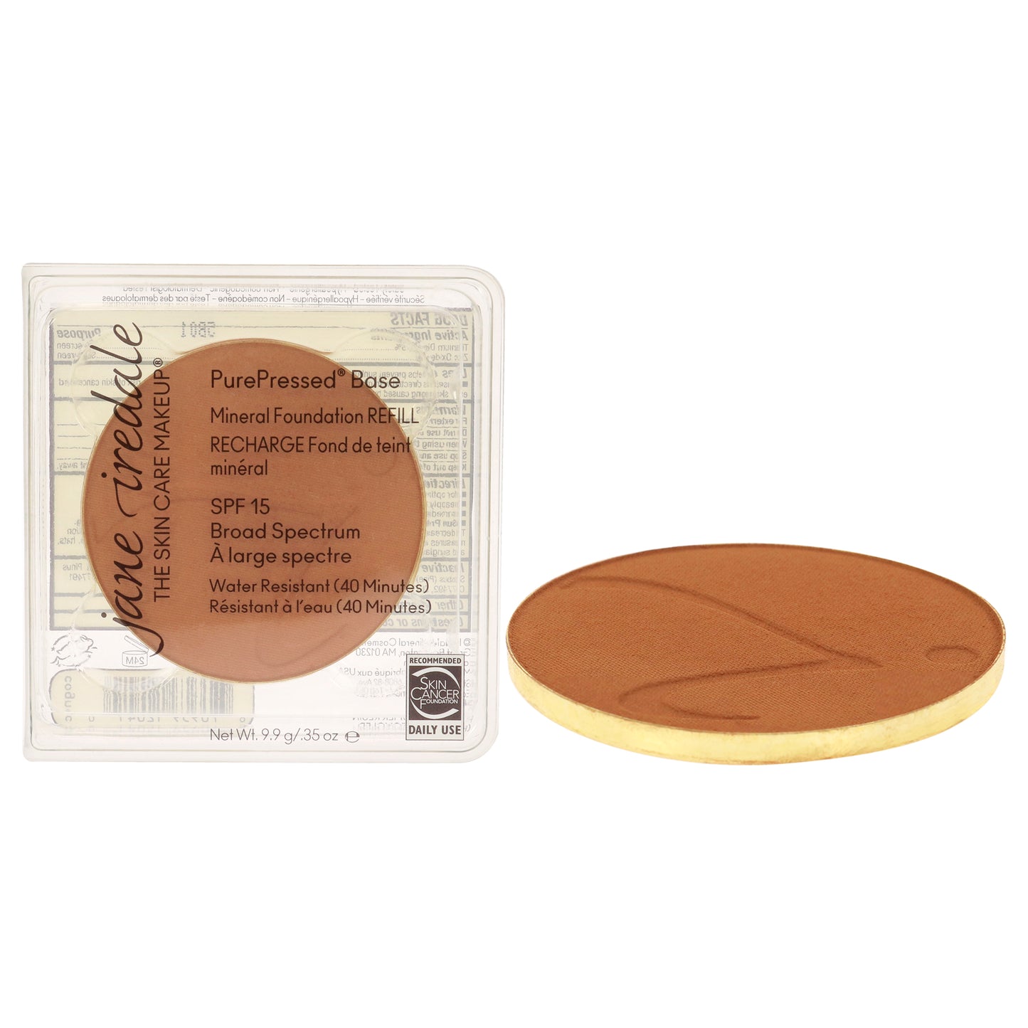 PurePressed Base Mineral Foundation Refill SPF 15 - Cognac