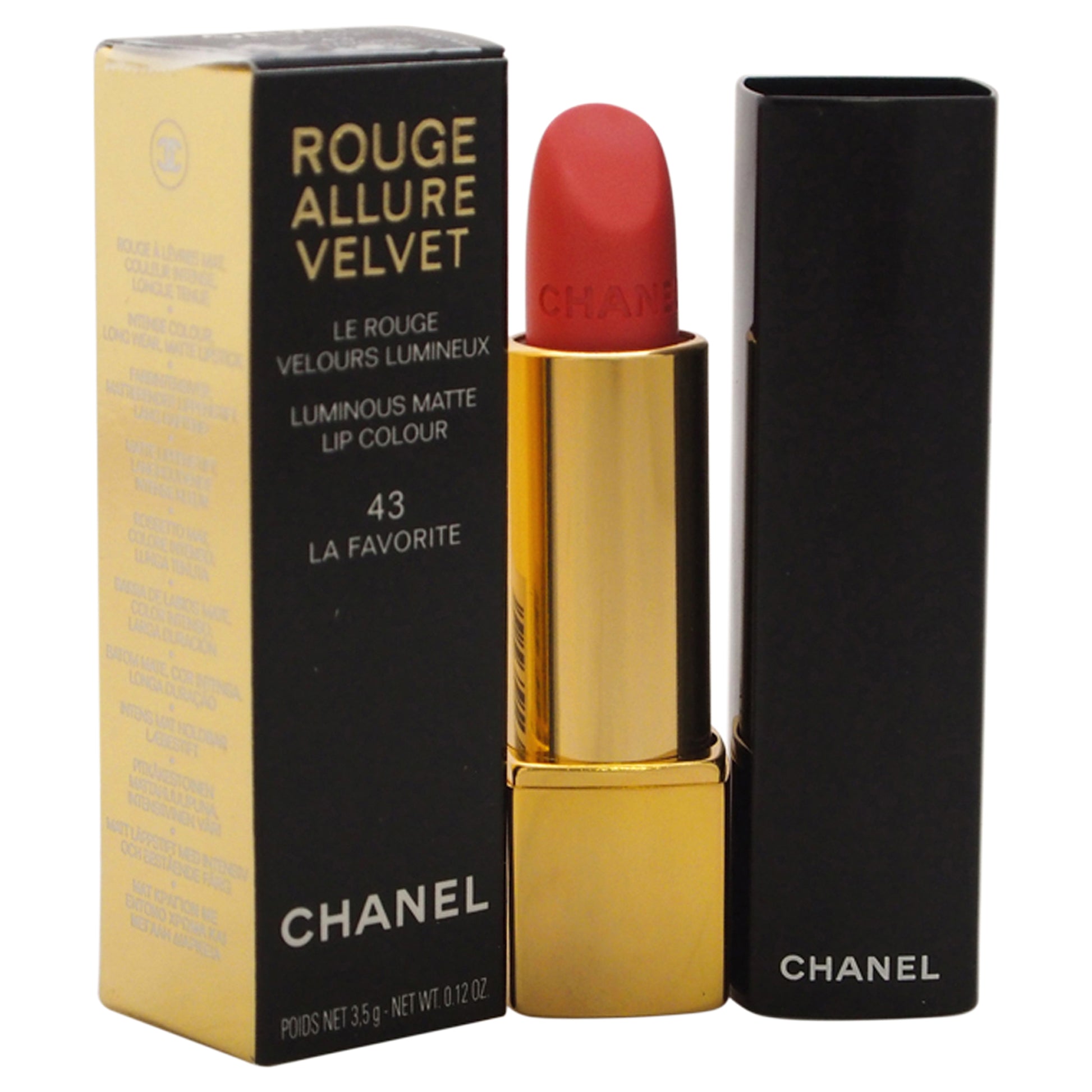 Chanel Rouge Allure Velvet Luminous Matte Lip Colour