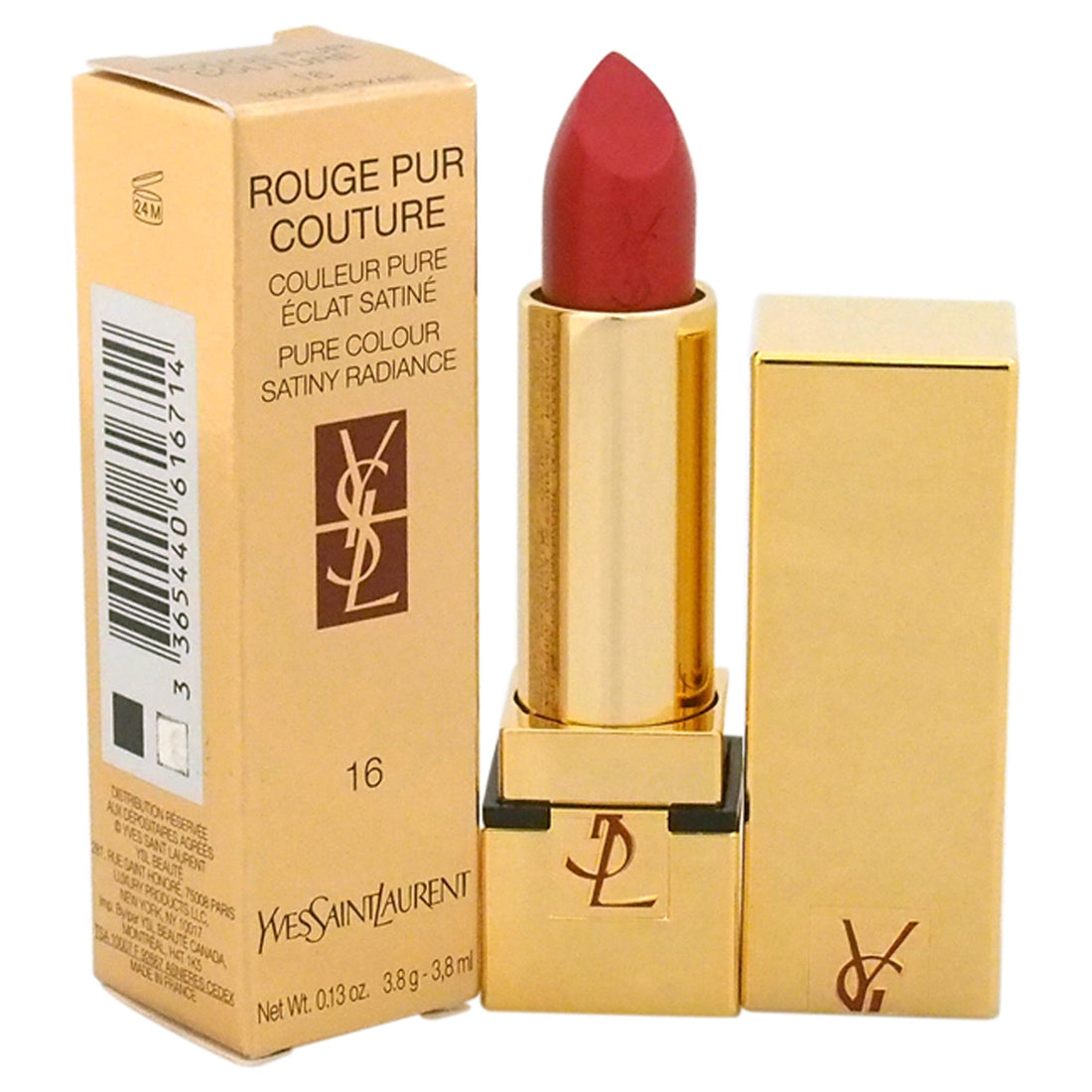 Rouge Pur Couture Satin Lipstick - 16 Rouge Roxane