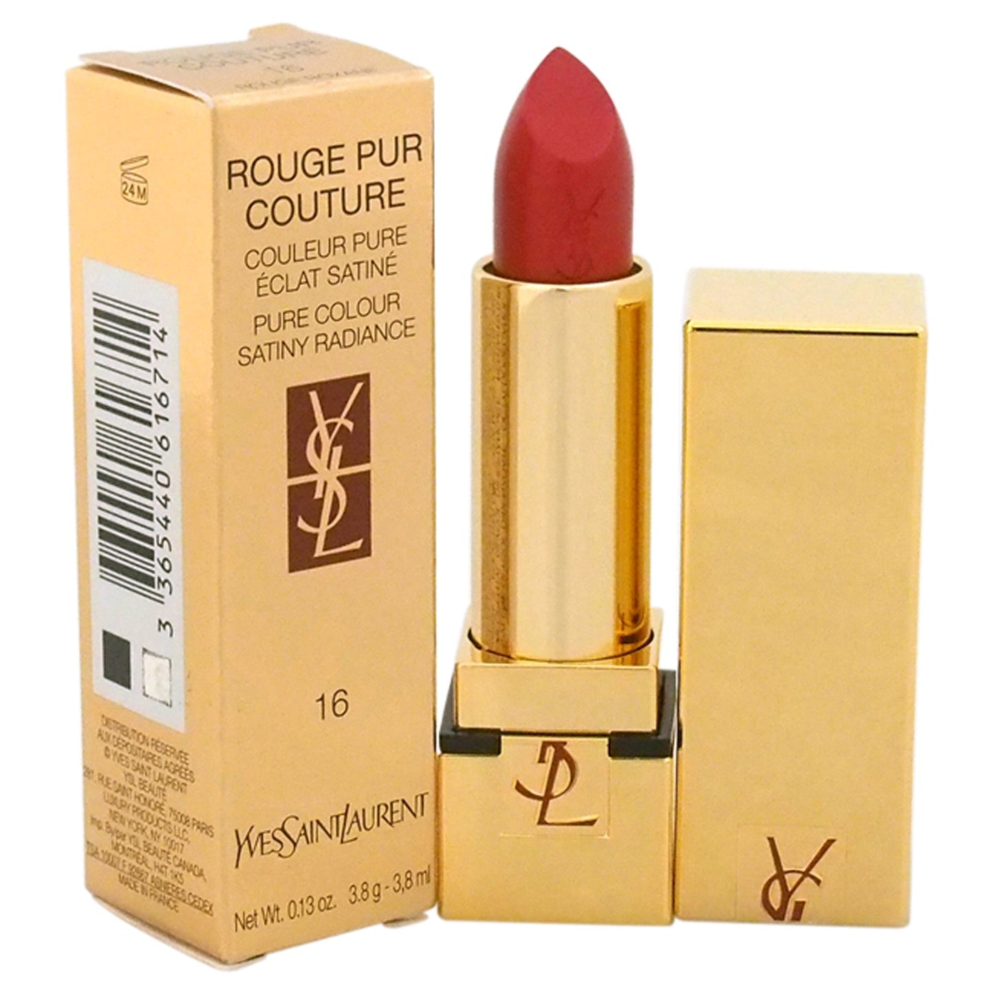 Rouge Pur Couture Satin Lipstick - 16 Rouge Roxane