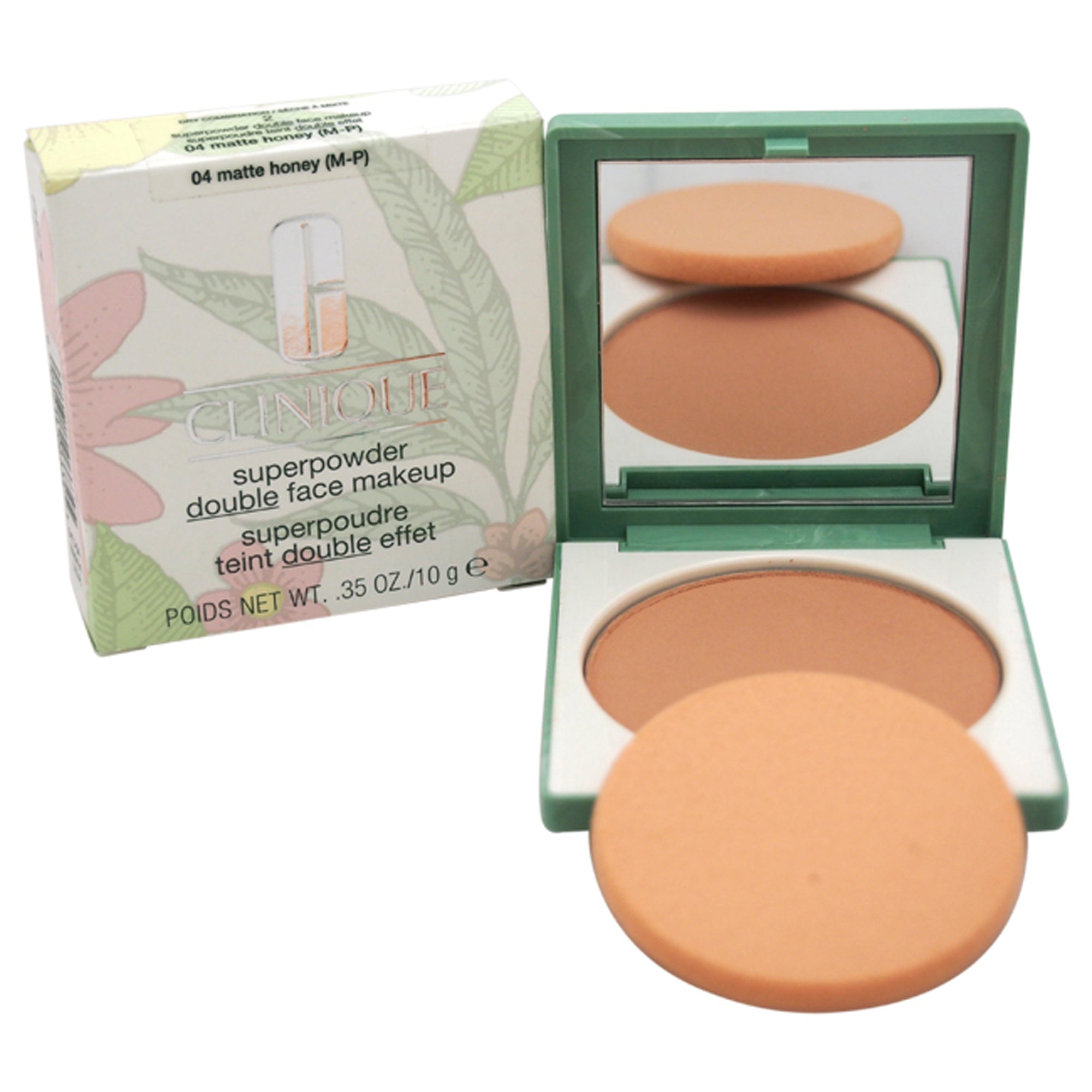 Superpowder Double Face Makeup - # 04 Matte Honey (M-P)-Dry Combination by Clinique for Women - 0.35 oz Powder