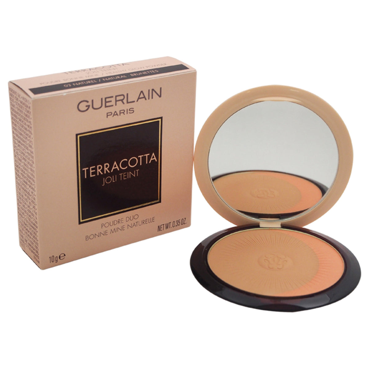 Terracotta Joli Teint Natural Healthy Glow Powder Duo - 03 Natural-Brunettes