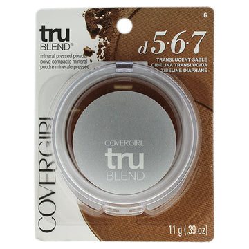 TruBlend Pressed Powder - # 6 Translucent Sable by CoverGirl for Women - 0.39 oz Powder