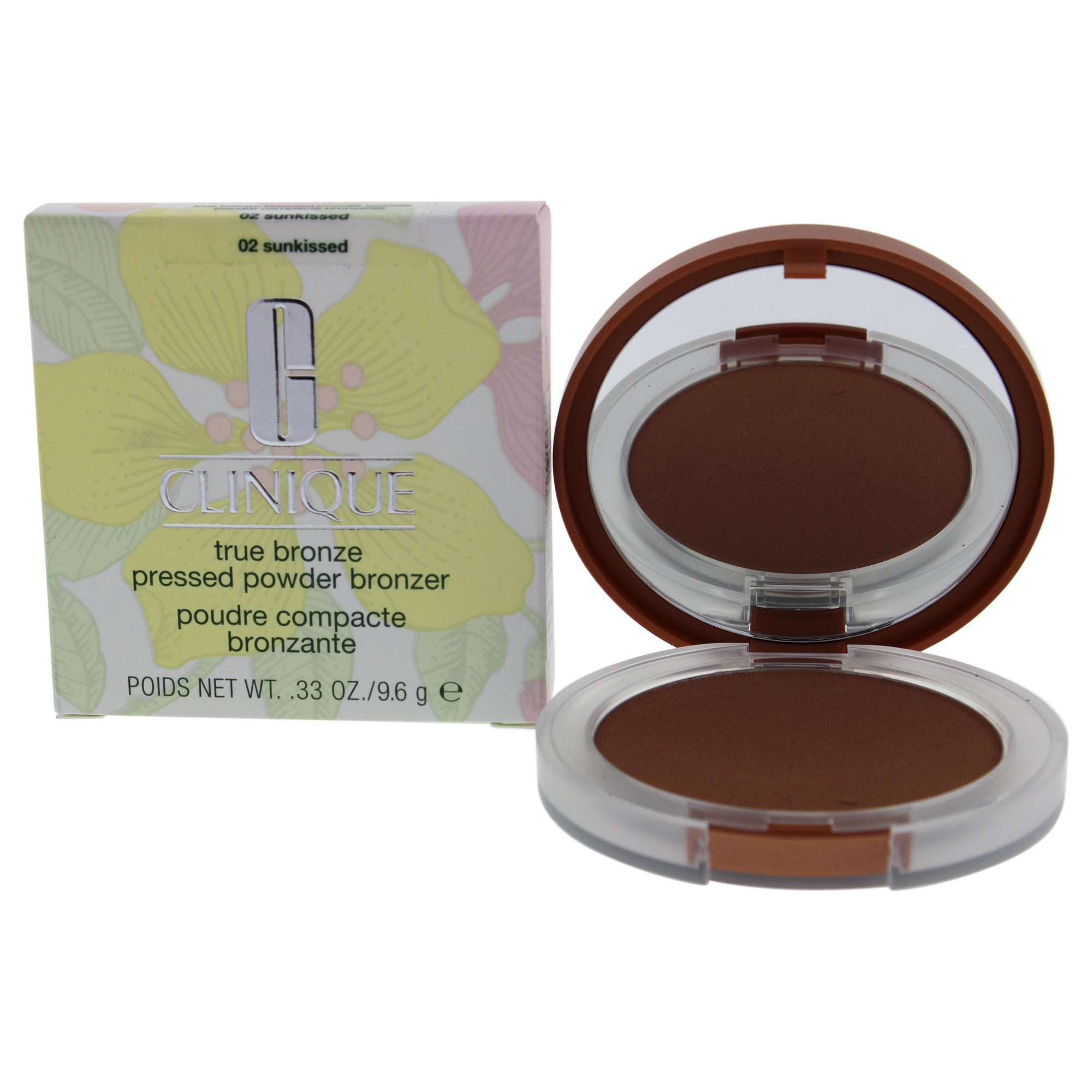 True Bronze Pressed Powder Bronzer - # 02 Sunkissed by Clinique for Women - 0.33 oz Powder