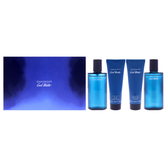 Cool Water Gift Set 2.5 oz EDT 4 Piece