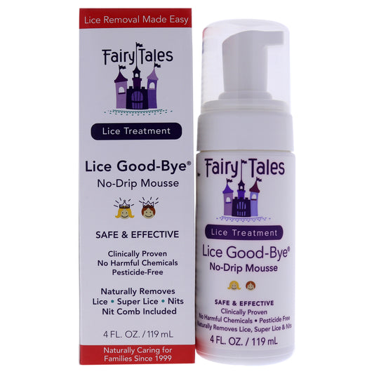 Lice Good-Bye Treatment by Fairy Tales for Kids 4 oz Treatment with Comb