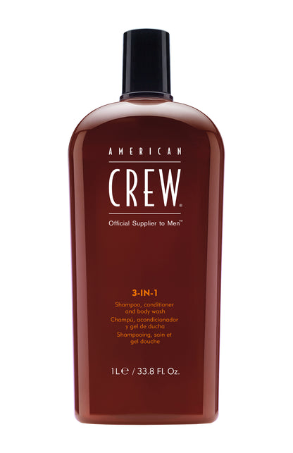 3-In-1 Shampoo, Conditioner and Body Wash
