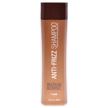 Anti Frizz Shampoo by Brazilian Blowout for Unisex - 12 oz Shampoo