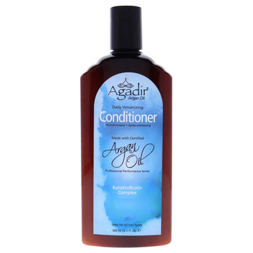 Argan Oil Daily Volumizing Conditioner by Agadir for Unisex - 12.4 oz Conditioner