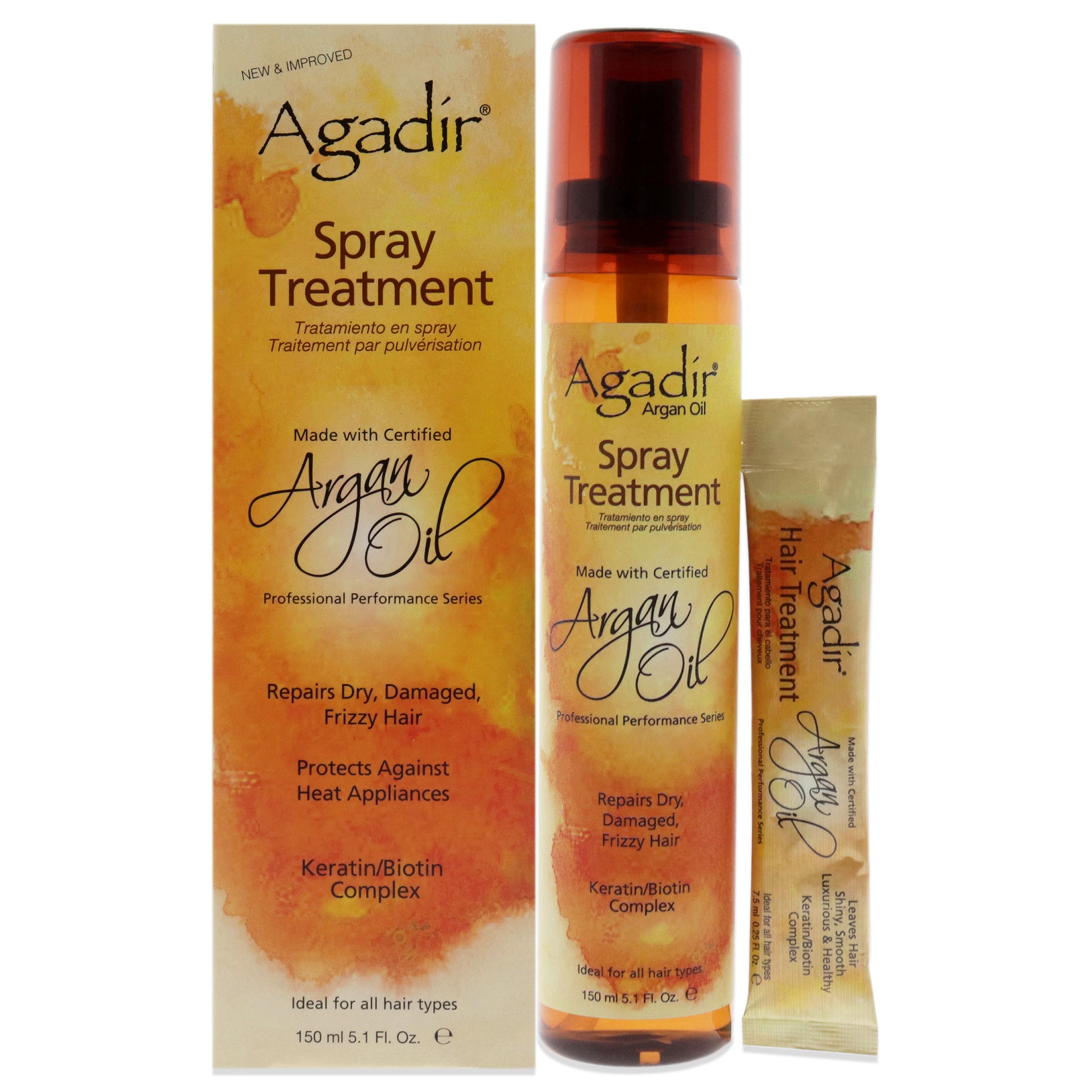 Argan Oil Spray Treatment by Agadir for Unisex 5.1 oz Treatment