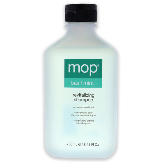 Basil Mint Revitalizing Shampoo by MOP for Unisex - 8.45 oz Shampoo