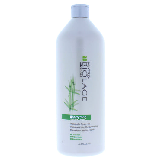 Biolage Advanced Fiberstrong Intra-Cylane + Bamboo Shampoo For Weak-Fragile Hair by Matrix for Unisex 33.8 oz Shampoo