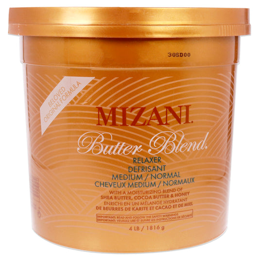 Butter Blend Relaxer Medium-Normal by Mizani for Unisex - 4 lb Cream