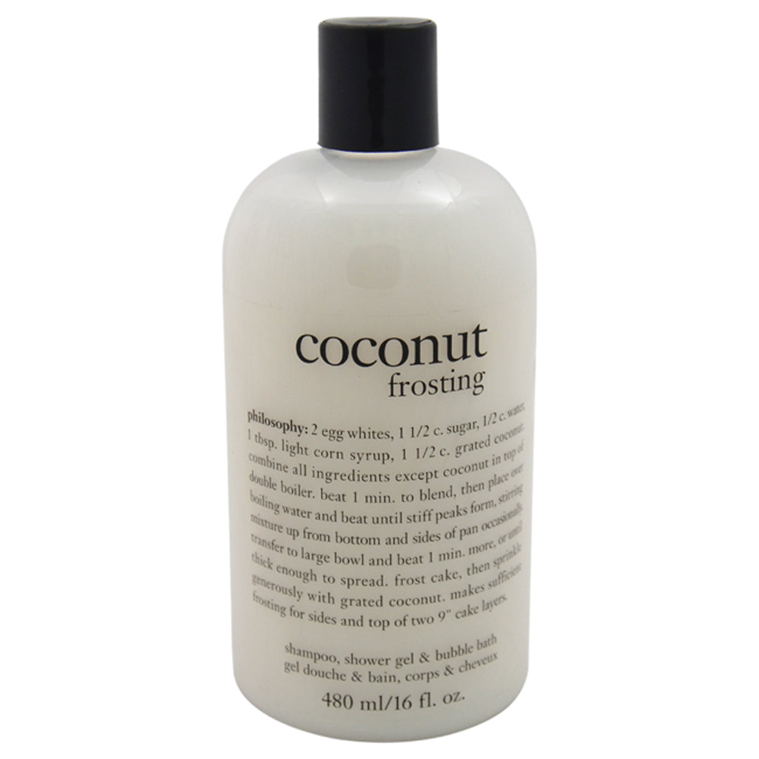 Coconut Frosting Shampoo, Shower Gel and Bubble Bath