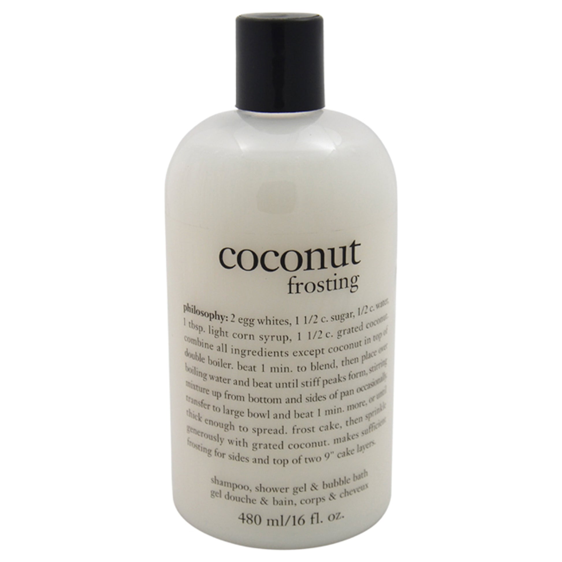 Coconut Frosting Shampoo, Shower Gel and Bubble Bath