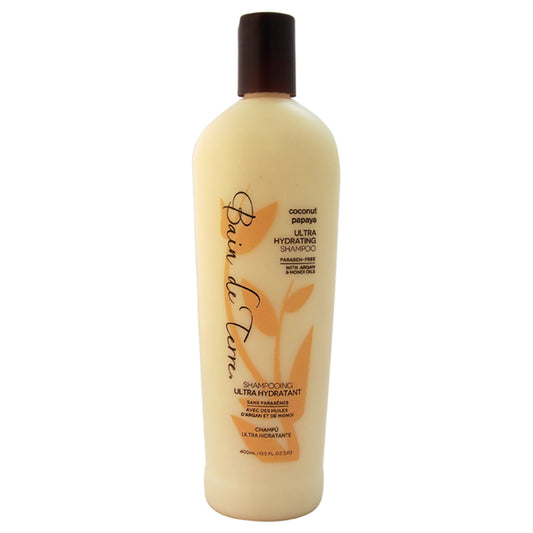 Coconut Papaya Ultra Hydrating Shampoo by Bain de Terre for Unisex - 13.5 oz Shampoo