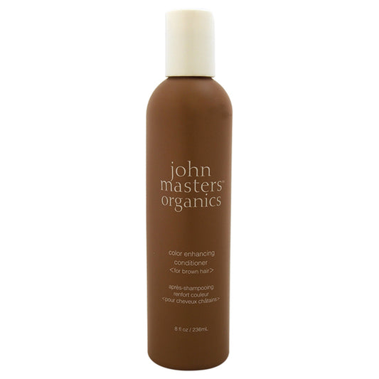 Color Enhancing Conditioner - Brown by John Masters Organics for Unisex 8 oz Conditioner