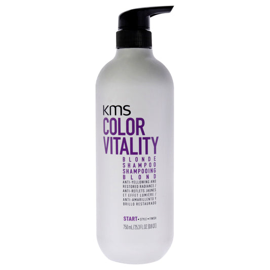 Color Vitality Blonde Shampoo by KMS for Unisex - 25.3 oz Shampoo