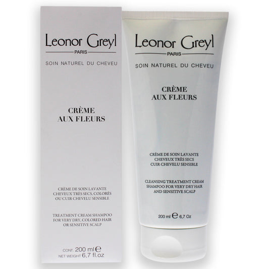 Creme Aux Fleurs Treatment Cream Shampoo by Leonor Greyl for Unisex 6.7 oz Shampoo