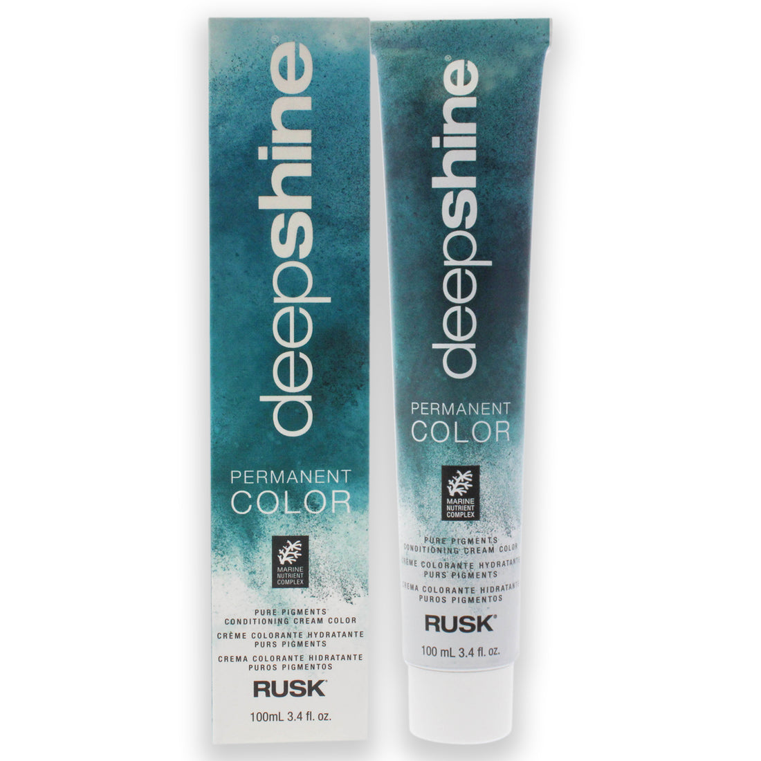 Deepshine Pure Pigments Conditioning Cream Color - 2.000 Nc Darkest Brown by Rusk for Unisex - 3.4 oz Hair Color