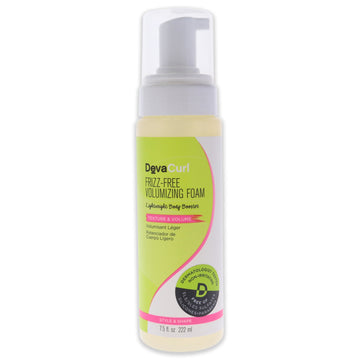 Frizz-Free Volumizing Foam by DevaCurl for Unisex - 7.5 oz Foam