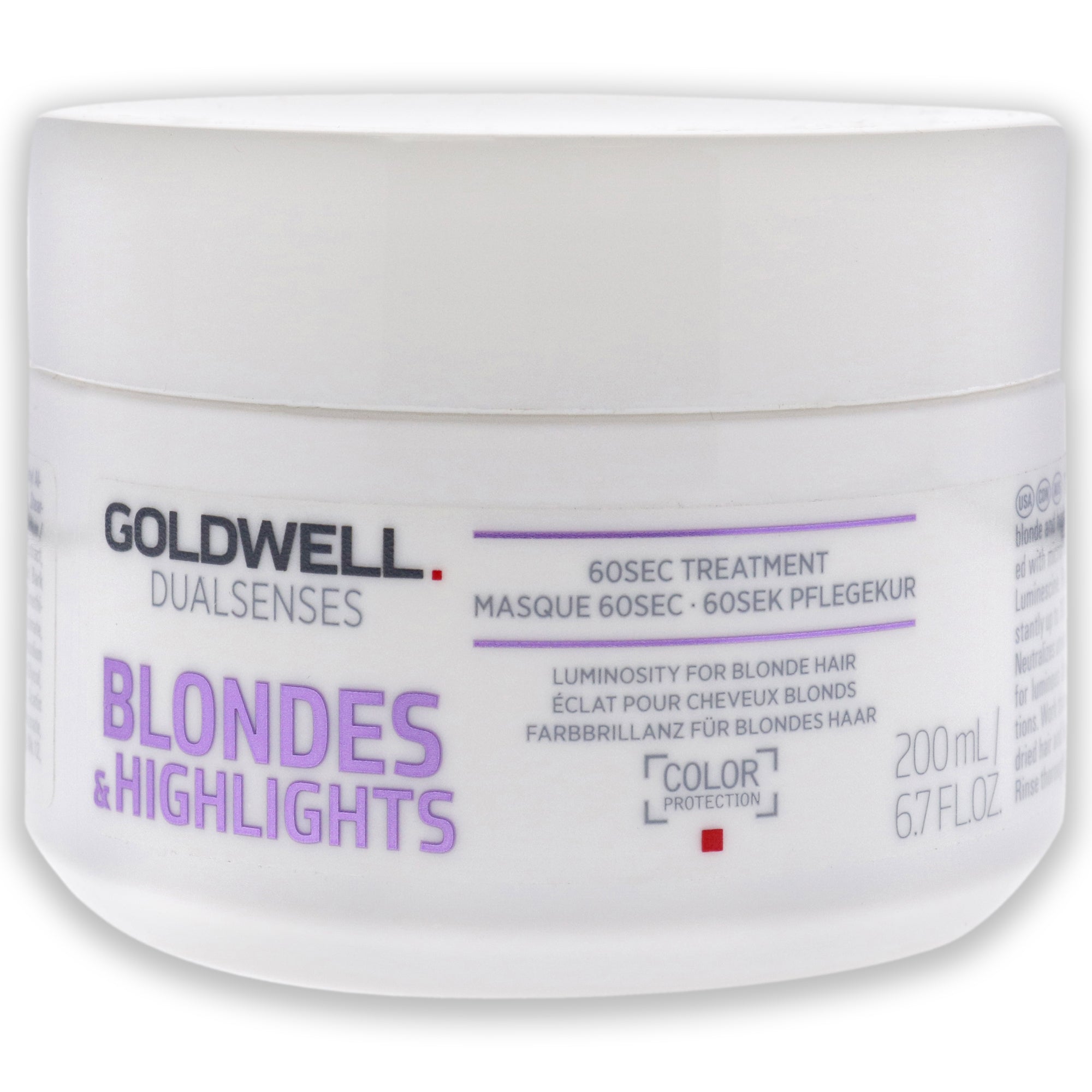 Dualsenses Blondes Highlights 60 Sec Treatment by Goldwell for Unisex - 6.7 oz Treatment