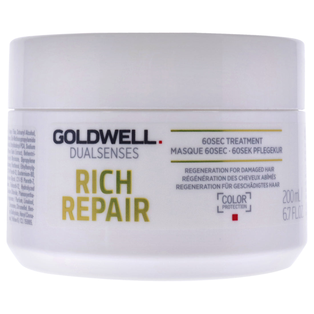 Dualsenses Rich Repair 60 Sec Treatment by Goldwell for Unisex 6.7 oz Treatment