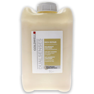 Dualsenses Rich Repair Anti-Breakage Conditioner by Goldwell for Unisex - 5 Liter Conditioner