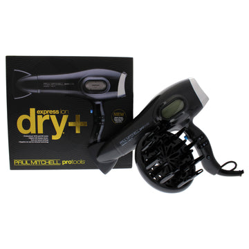 Express Ion Dry + Hair Dryer - Black by Paul Mitchell for Unisex 1 Pc Hair Dryer