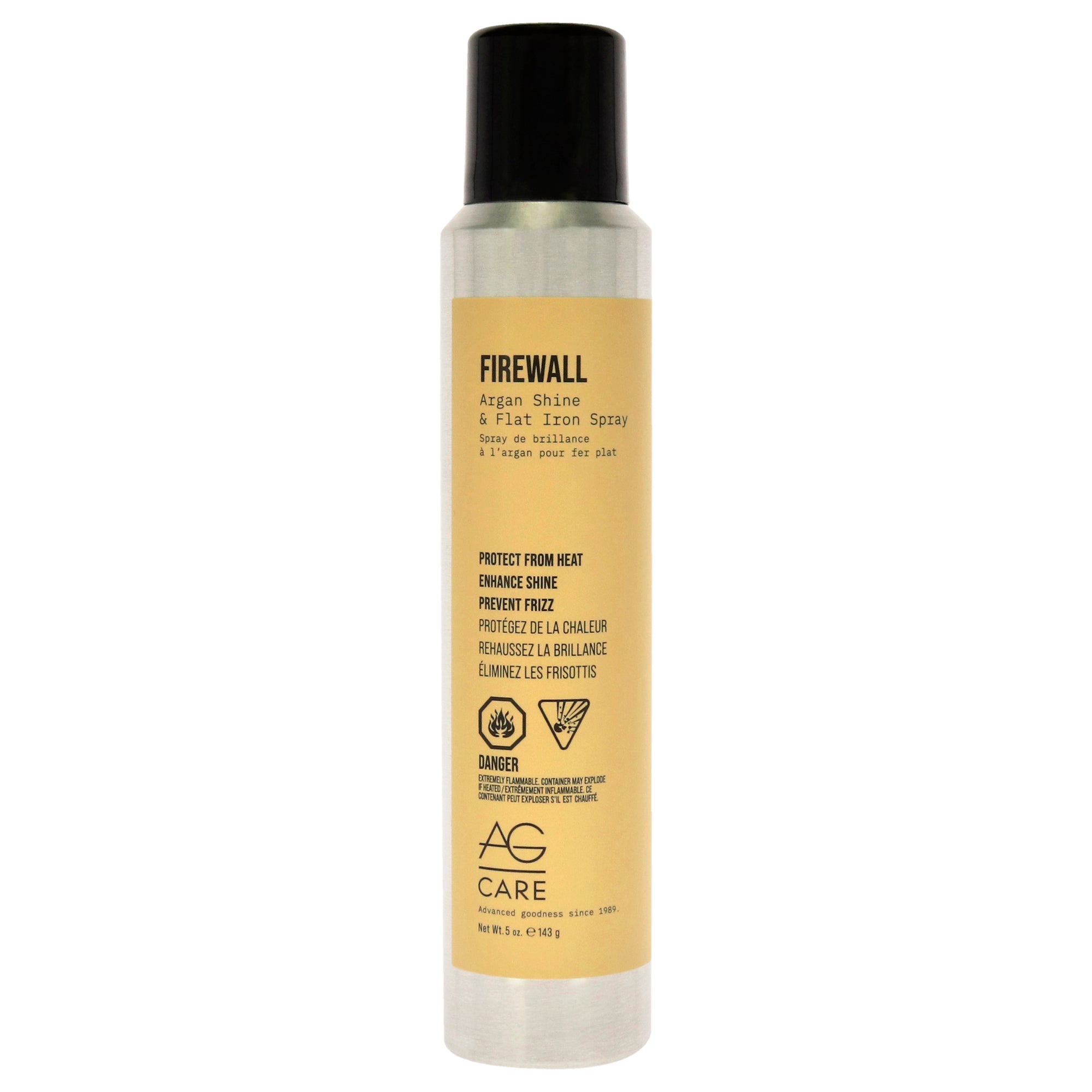 Firewall Argan Flat Iron Spray by AG Hair Cosmetics for Unisex 5 oz Hairspray