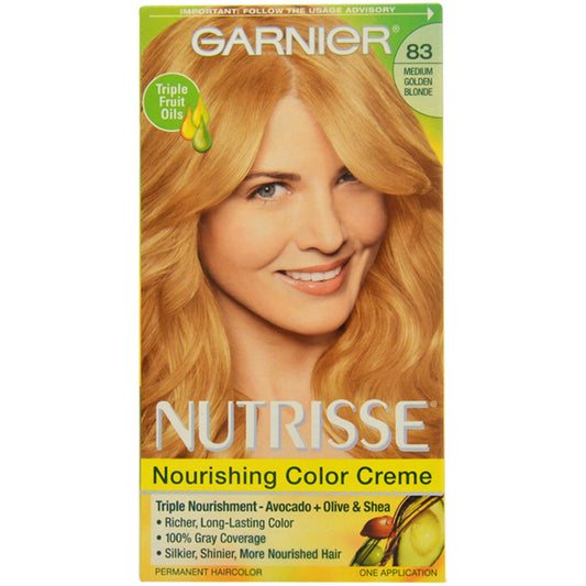 Garnier Nutrisse Permanent Haircolor - 83 Medium Golden Blonde Cream Soda