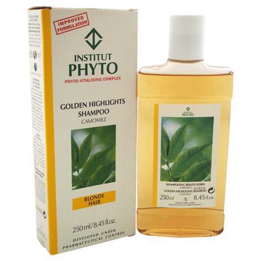 Golden Highlights Shampoo Camomile by Institut Phyto for Unisex - 8.45 oz Shampoo