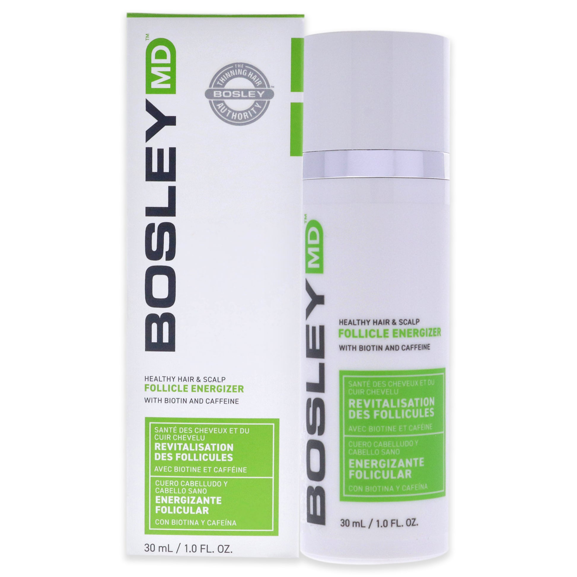 Healthy Hair and Scalp Follicle Energizer by Bosley for Unisex - 1 oz Treatment