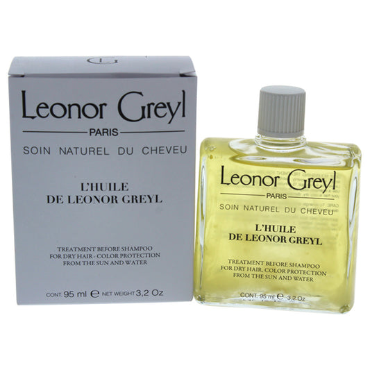 Huile De Leonor Greyl Pre-Shampoo Treatment by Leonor Greyl for Unisex - 3.2 oz Treatment
