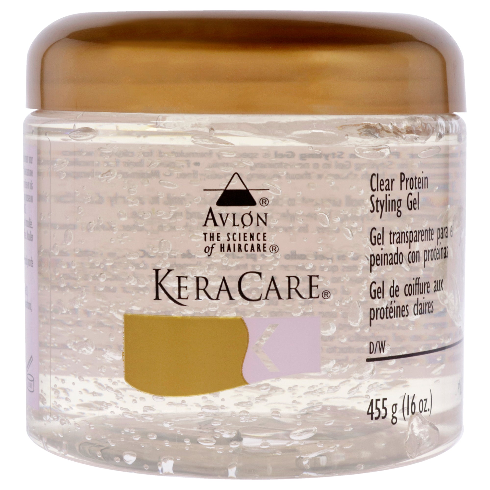 KeraCare Clear Protein Styling Gel by Avlon for Unisex - 16 oz Gel