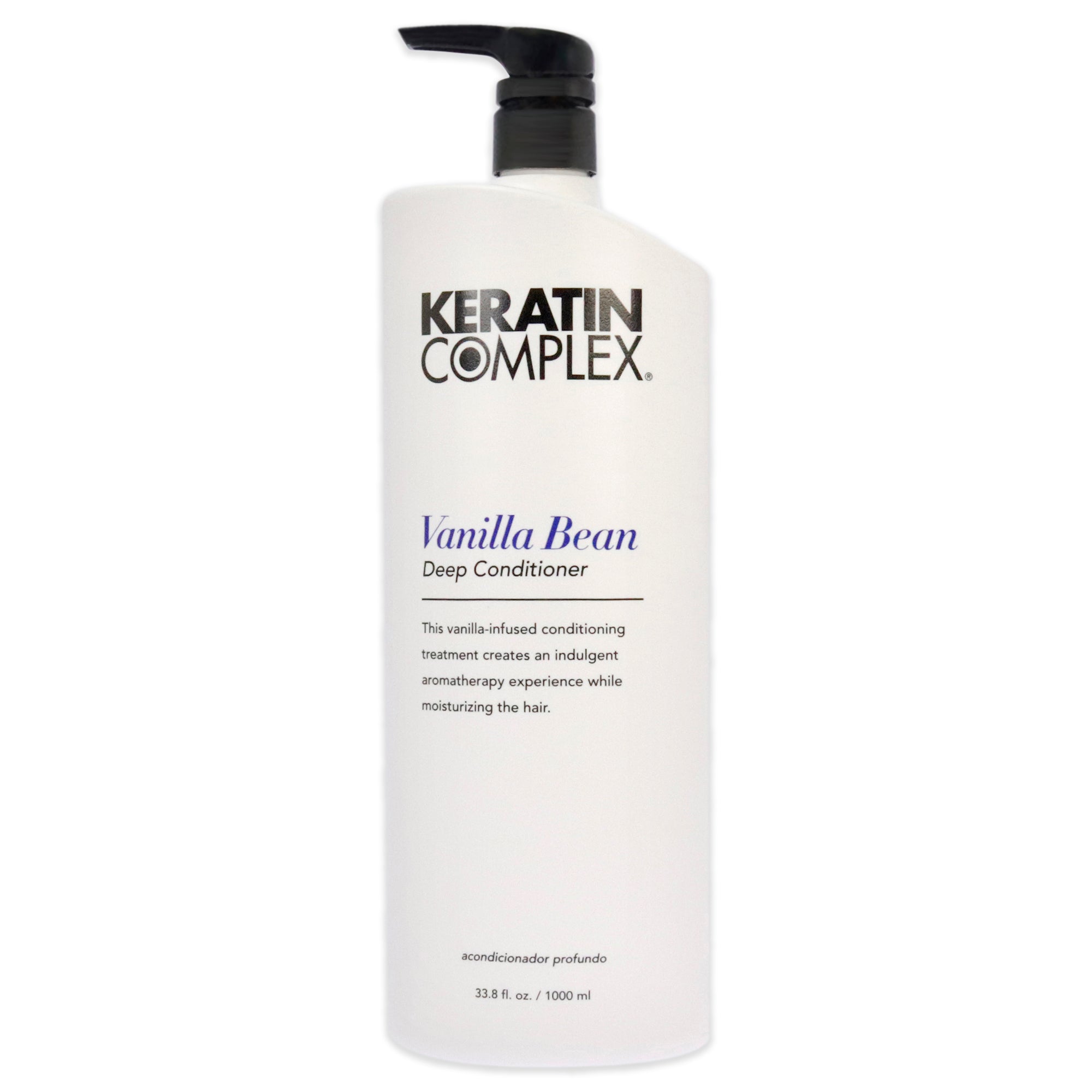 Keratin Complex Vanilla Bean Deep Conditioner by Keratin Complex for Unisex 33.8 oz Conditioner