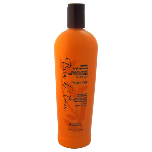 Keratin Phyto-Protein Sulfate-Free Strengthening Shampoo by Bain de Terre for Unisex - 13.5 oz Shampoo