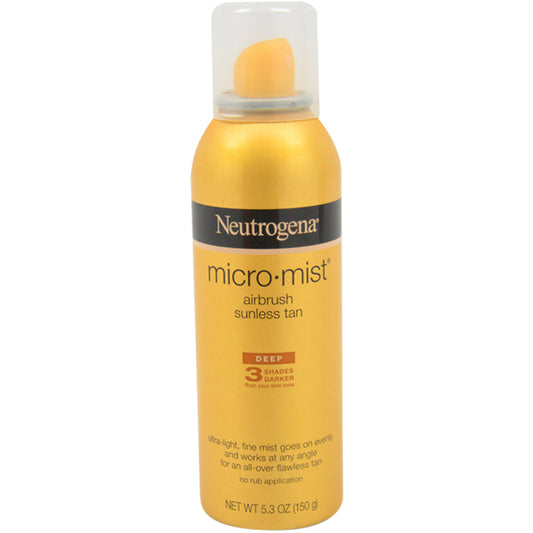 Micro Mist Air Brush Sunless Tan Deep 3 Shades Darker by Neutrogena for Unisex - 5.3 oz Spray